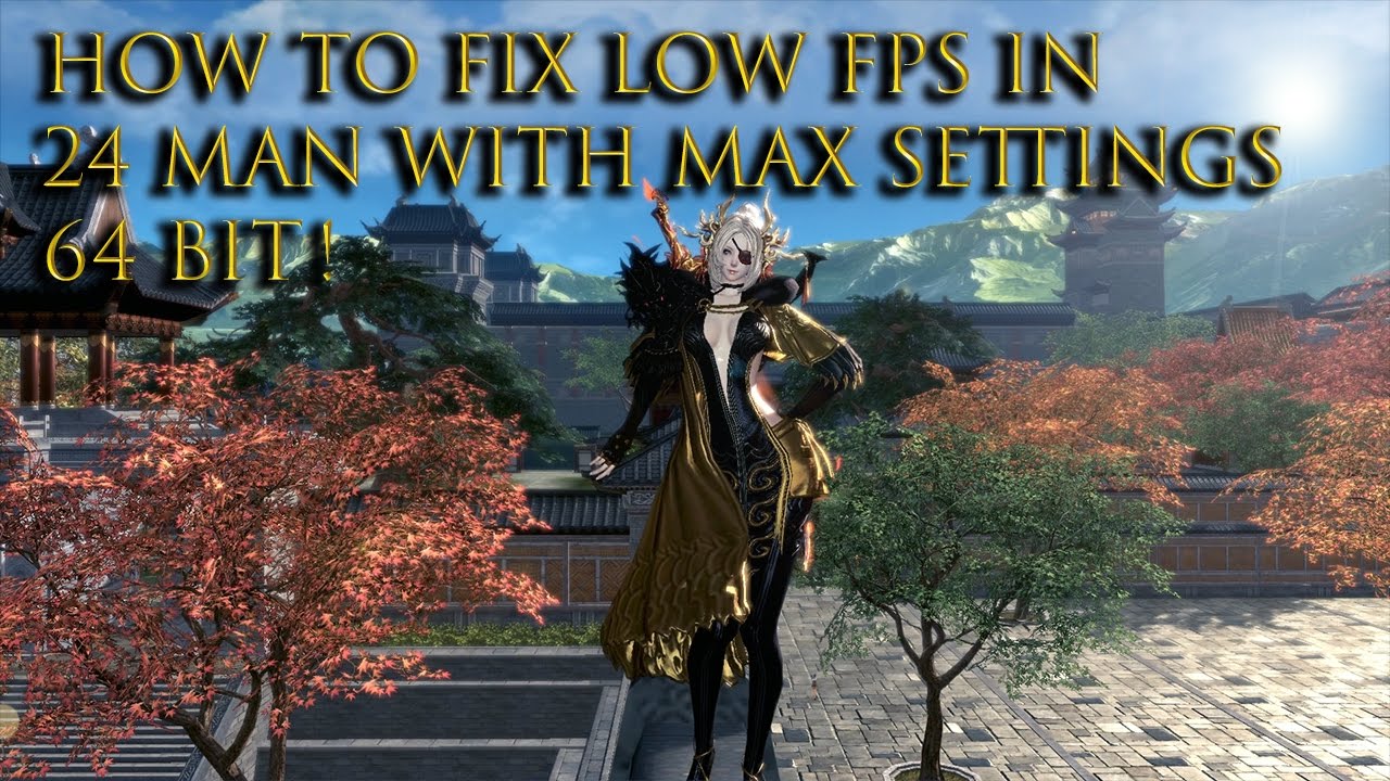 Blade and soul stuck in first person song